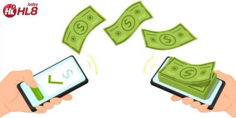 Minh họa bước kiểm tra và xác nhận giao dịch trước khi gửi yêu cầu rút tiền.